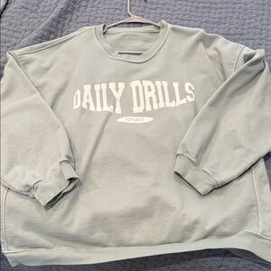 Daily Drills Sage Green Sweater